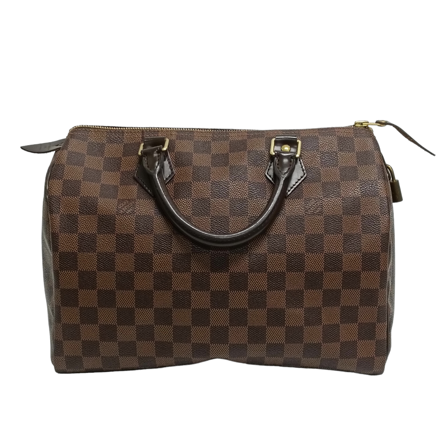 LOUIS VUITTON Bag Damier Brown Speedy 30 DU4180