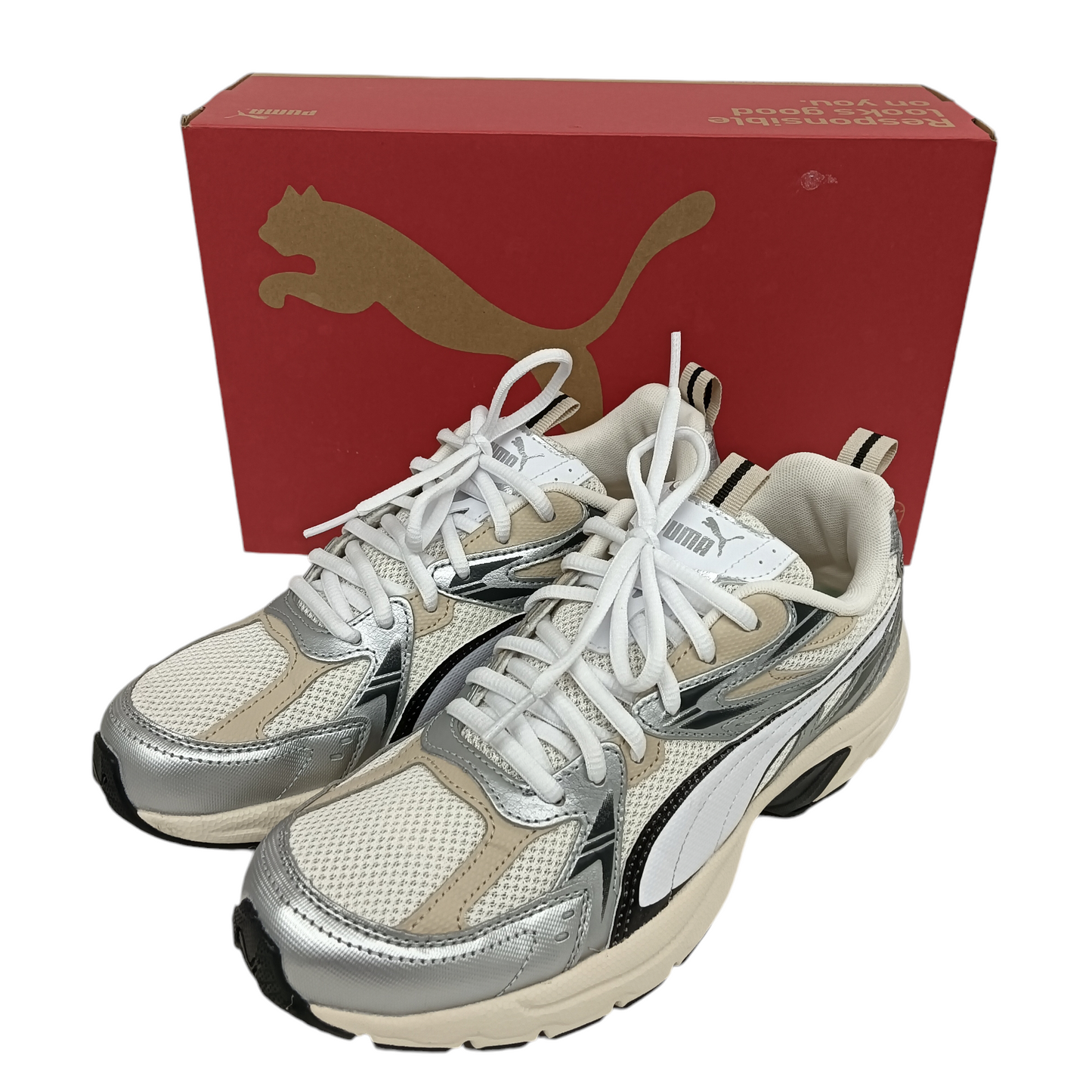 PUMA Sneaker Lady's Size40 392322-04 Light Gray Rank AB