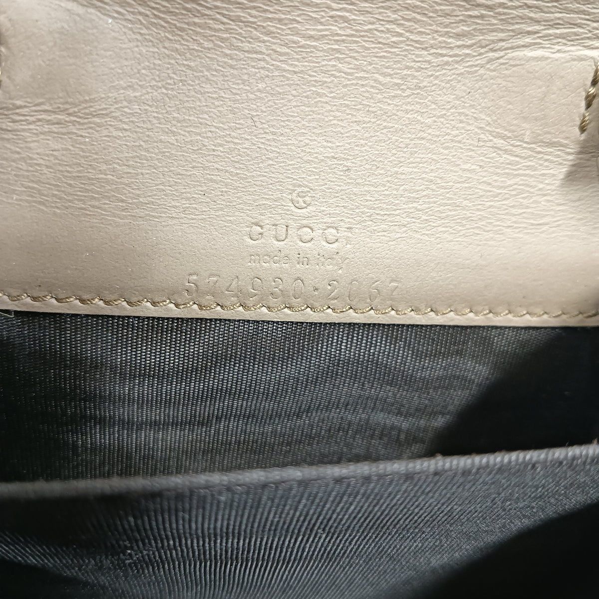 GUCCI Mini Handbag 574930 Beige