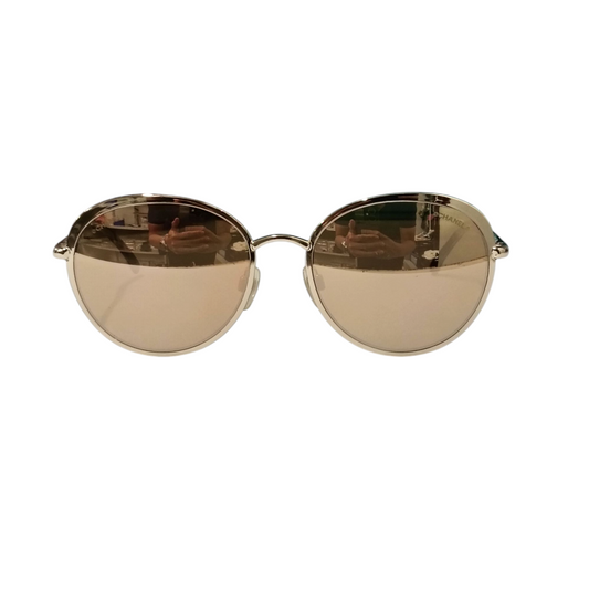 CHANEL Sunglasses Gold 4206