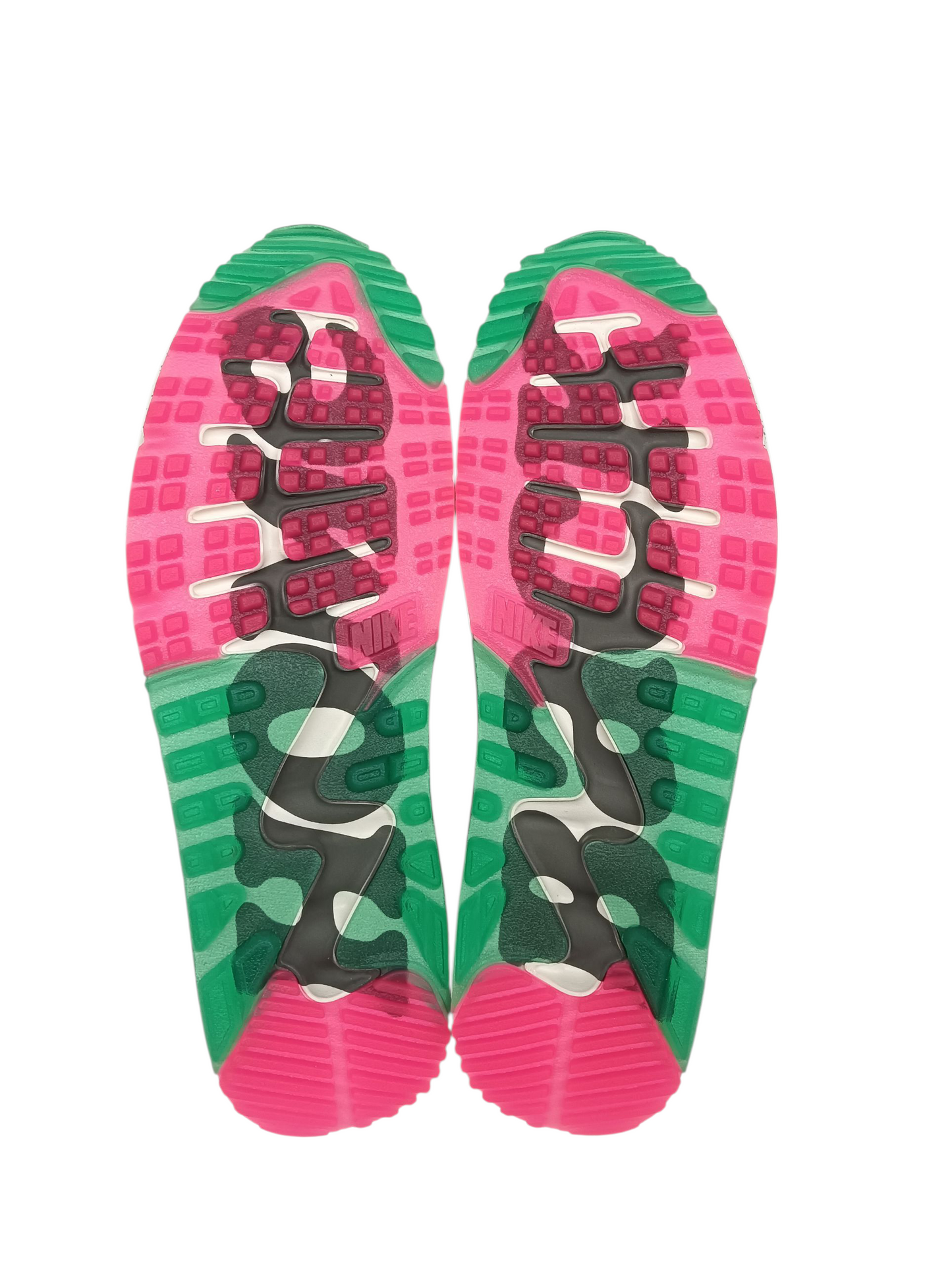 NIKE Sneaker 8.5us DQ0279-110 Mens White/Green AIR MAX 90 G NRG