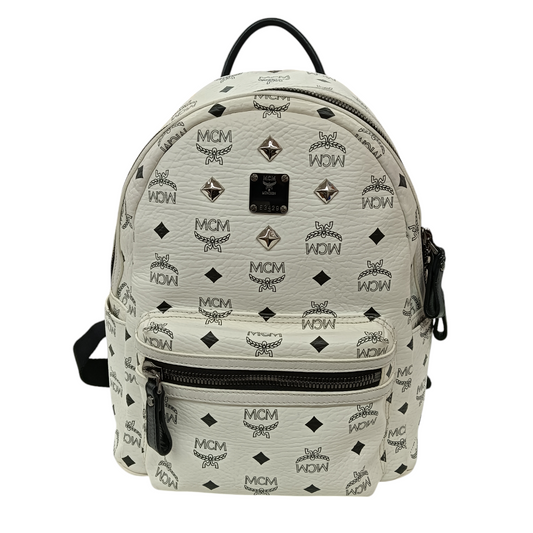 MCM Rucksack MMK3SVEG2WT001 Rank (BC) White *Discolored