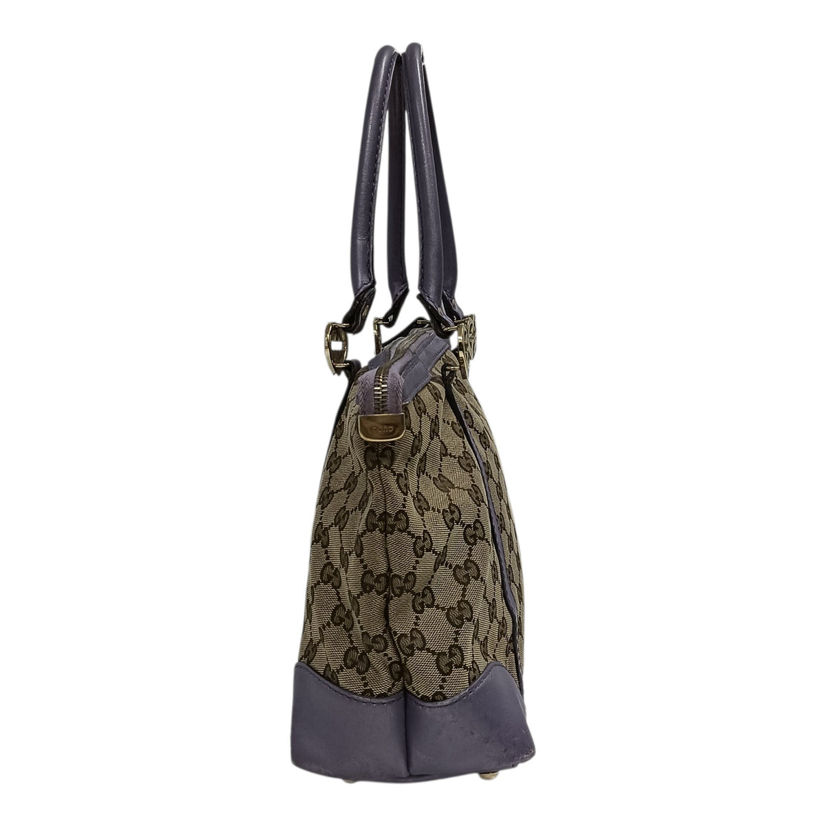 GUCCI Handbag 257069 Purple/Brown **Stain/Damage