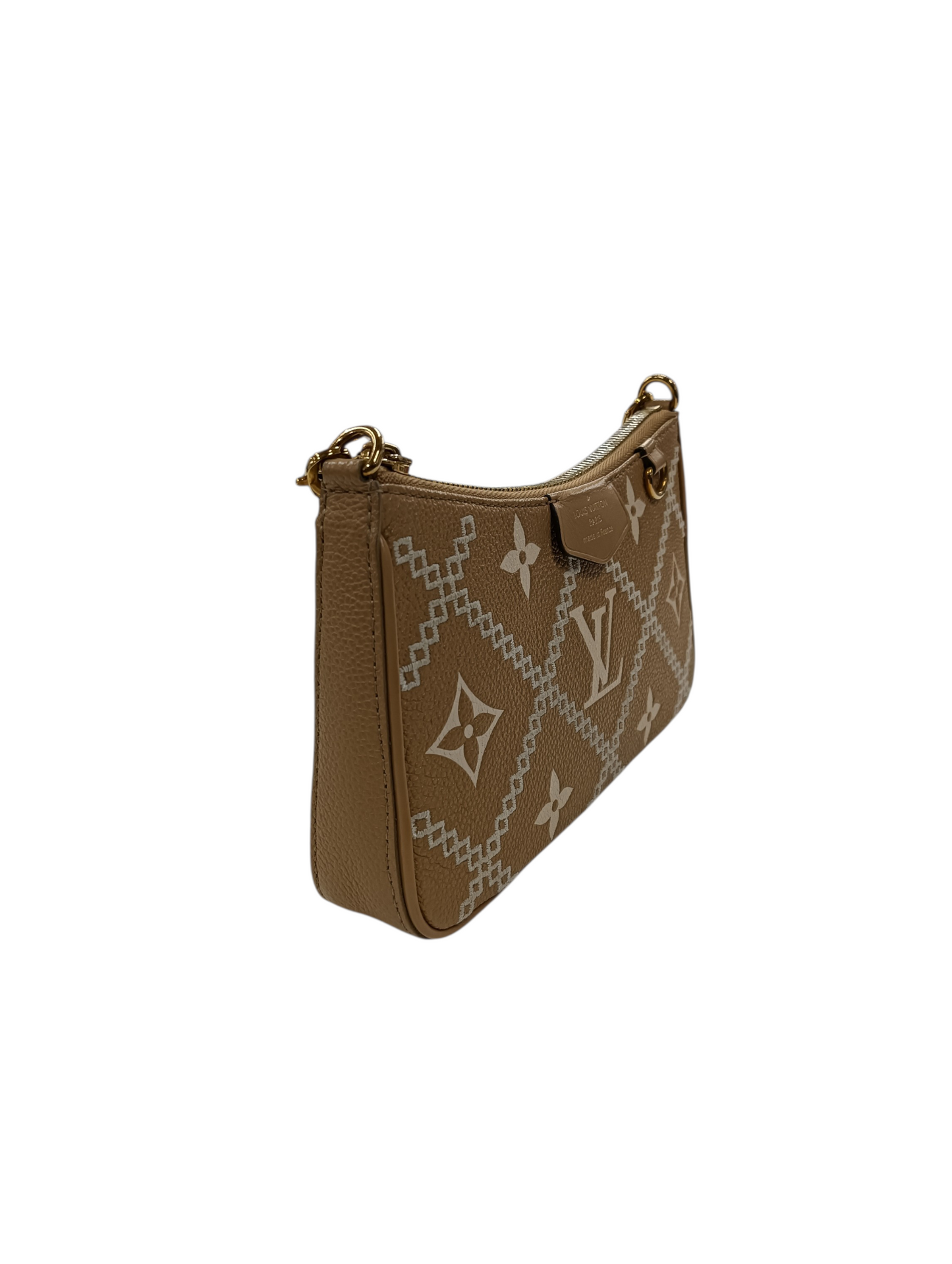 LOUIS VUITTON Shoulder Bag Monogram NFC Easy Pouch Beige M81137
