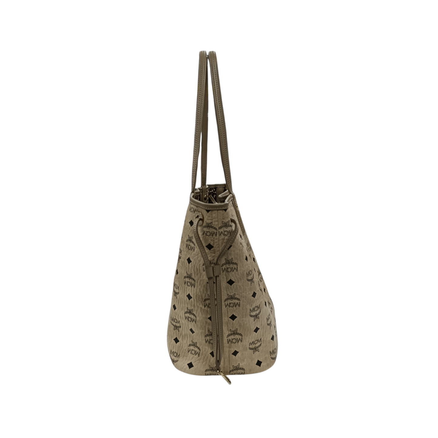 MCM Tote Bag MWP7AVI22IG001 Beige Reversible Tote