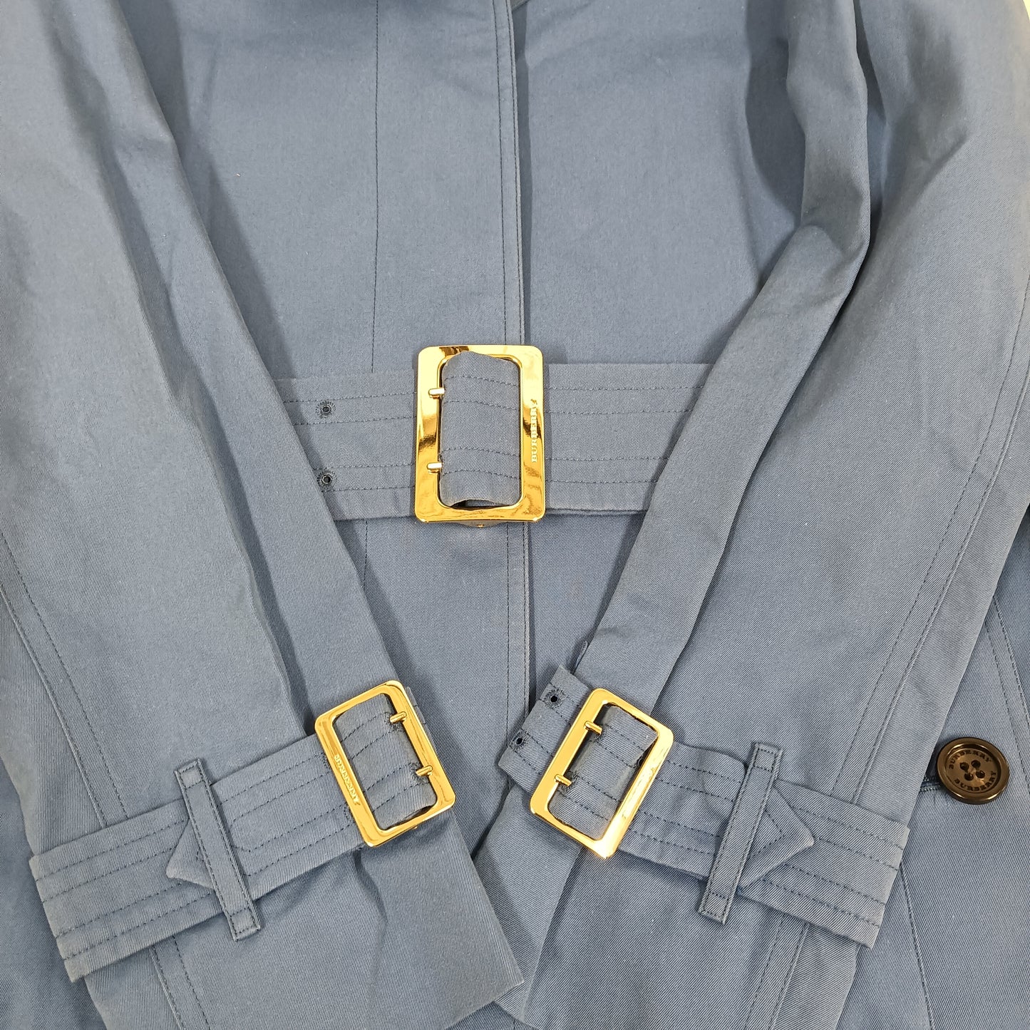 BURBERRY Coat 38 Lady's Blue