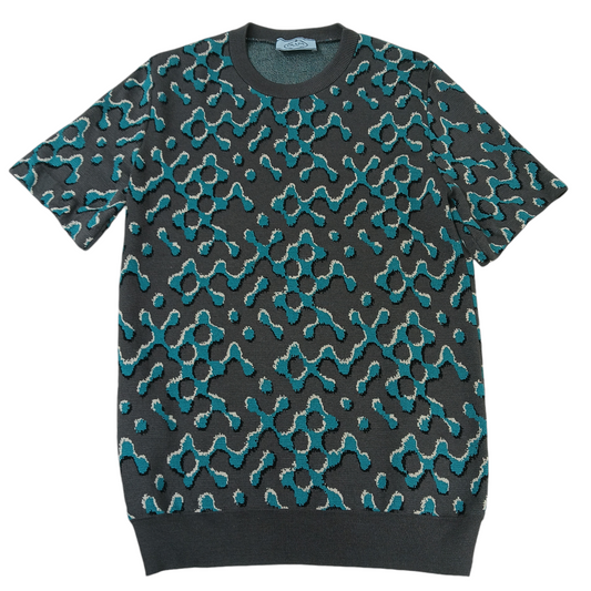 PRADA Knitwear 40 Lady's Gray/Blue AMA2 2015 383