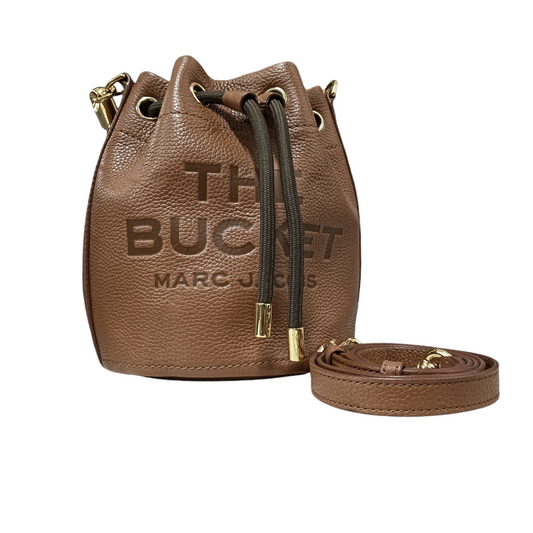 MARC JACOBS Bucket Bag Brown Leather H652L01PF22