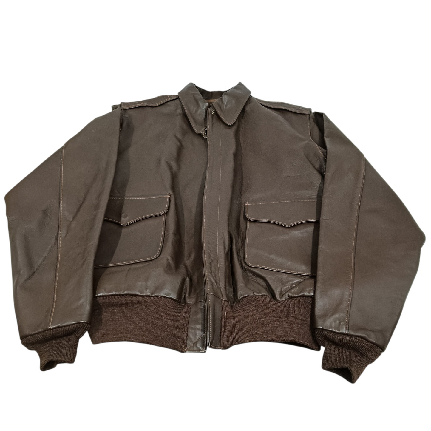 Leather Jacket 40 Mens Brown