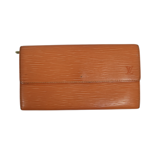 LOUIS VUITTON Long Wallet Epi Orange M6357H CA0043