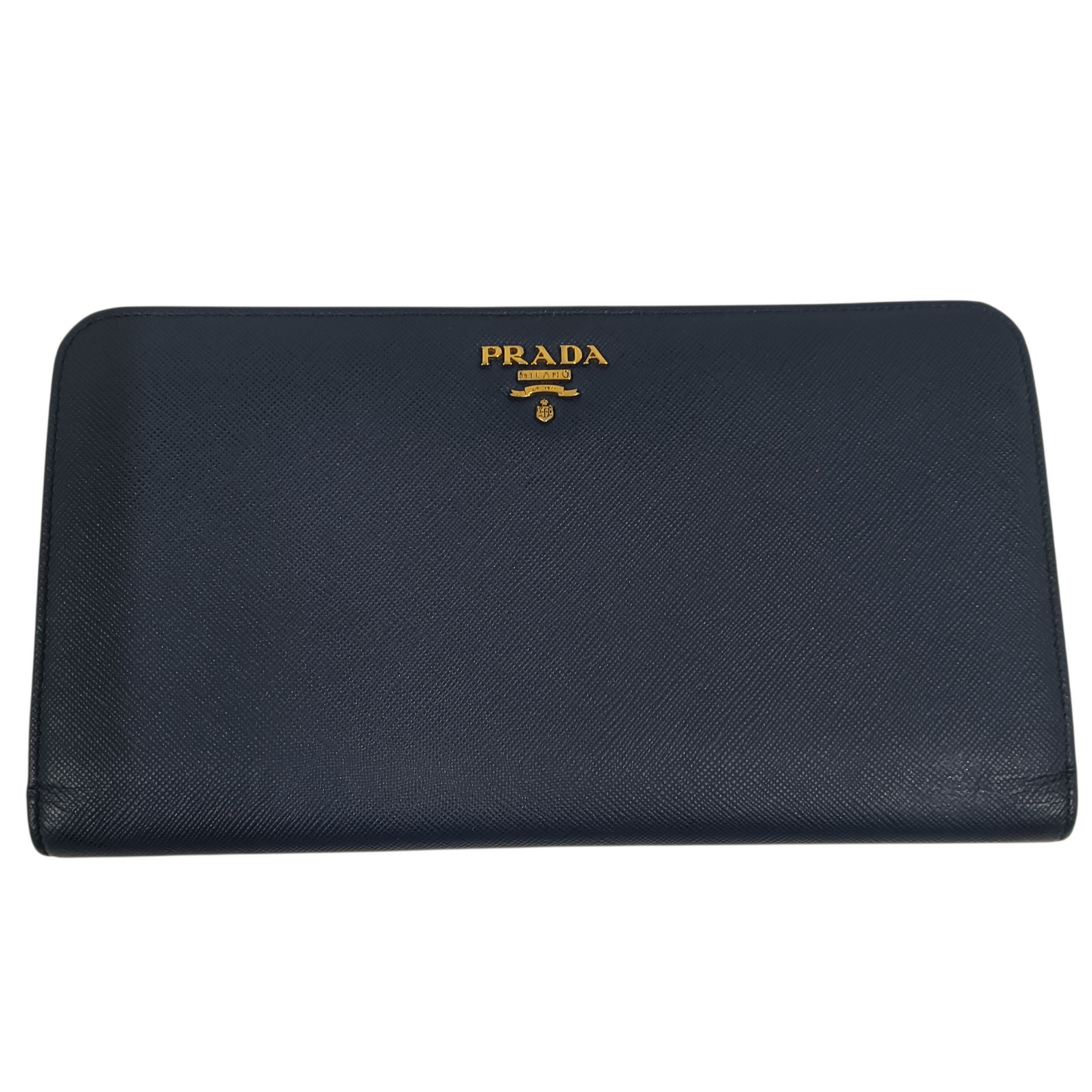 PRADA Long Wallet Navy