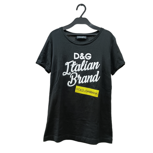 DOLCE & GABBANA T-shirt 40 Lady's Black F8H32Z/HH7LU