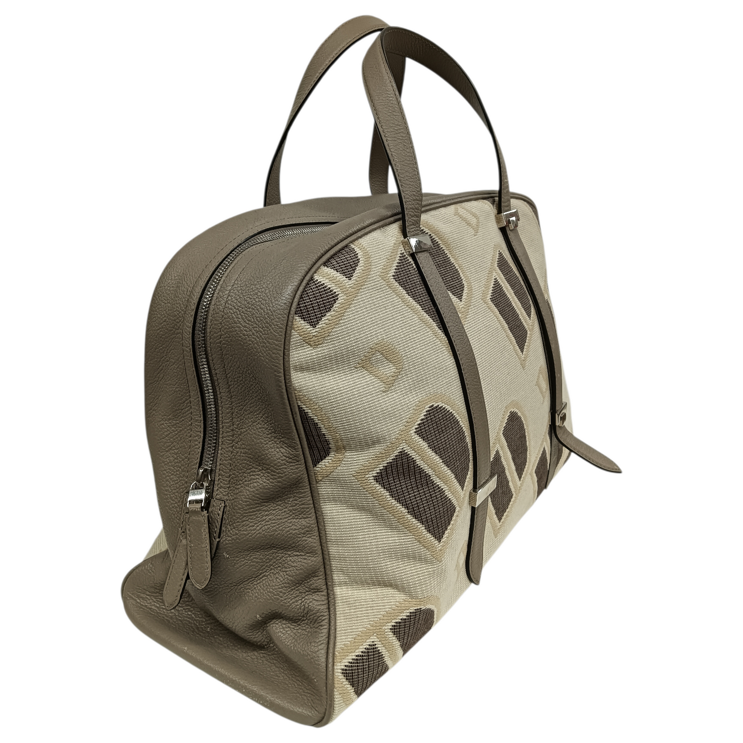 DELVAUX Boston Bag Baige