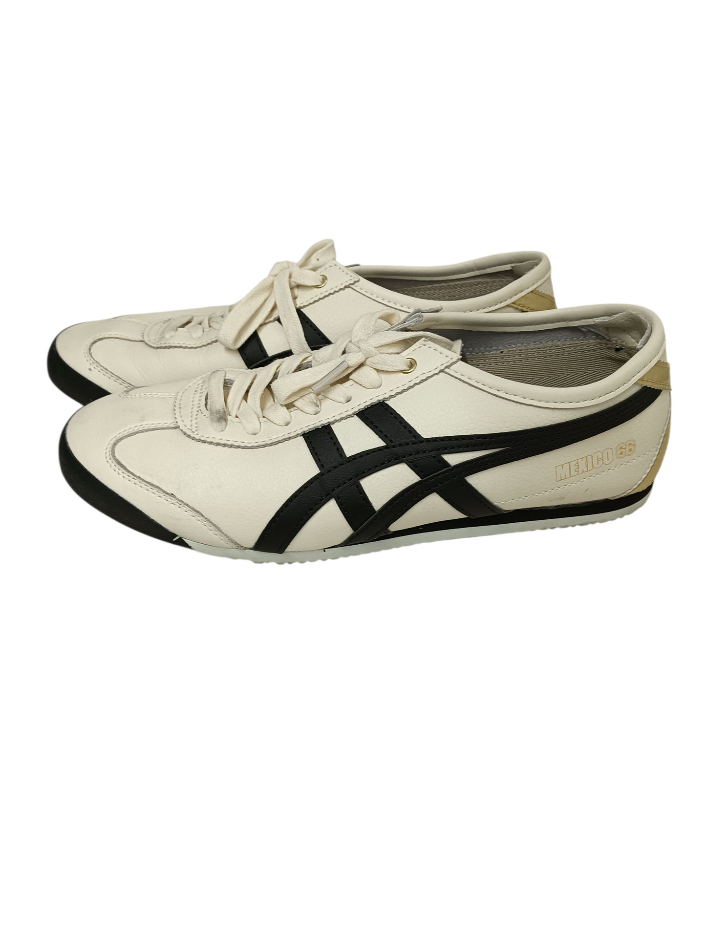 Onitsuka Tiger Sneaker Size 39.5 Lady's 1183B493 Beige/Black