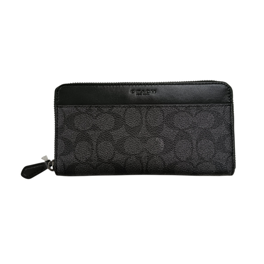 COACH Long Wallet Black 5015