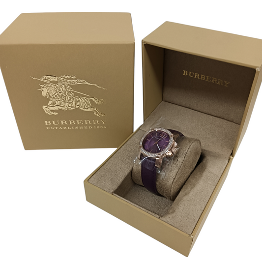 BURBERRY Wrist Watch BBY1809 Rank (A) Purple