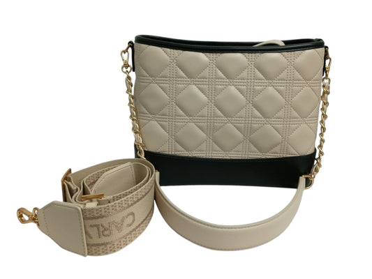 Shoulder Bag CARLYN Beige/Black Rank (AB)