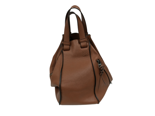 LOEWE SHOULDER BAG HAMMOCK SMALL BROWN