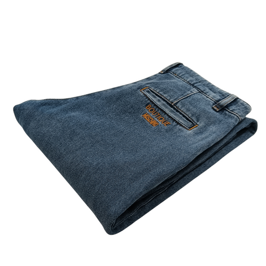 MOSCHINO Denim Pants Size 38 Lady 's Blue 192R J03156122