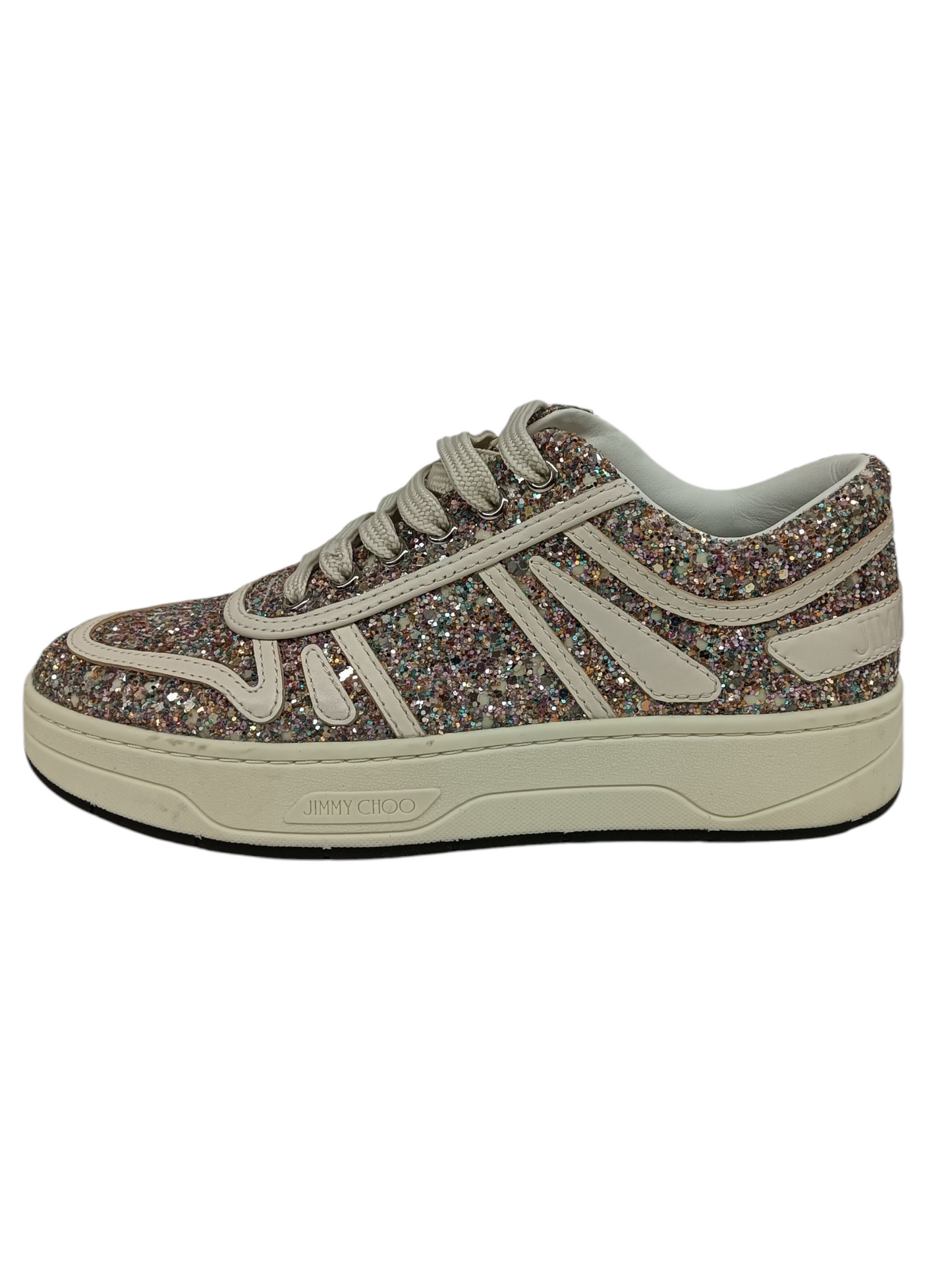 JIMMY CHOO Sneaker Size S Lady's Pink/Multi color
