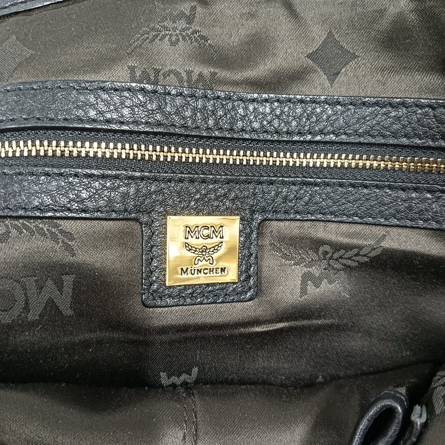 MCM Rucksack MMK45JP90GA001 Black And Green Paradiso