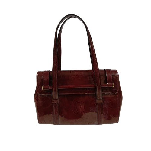 Cartier Shoulder Bag Red **Stain/Damage