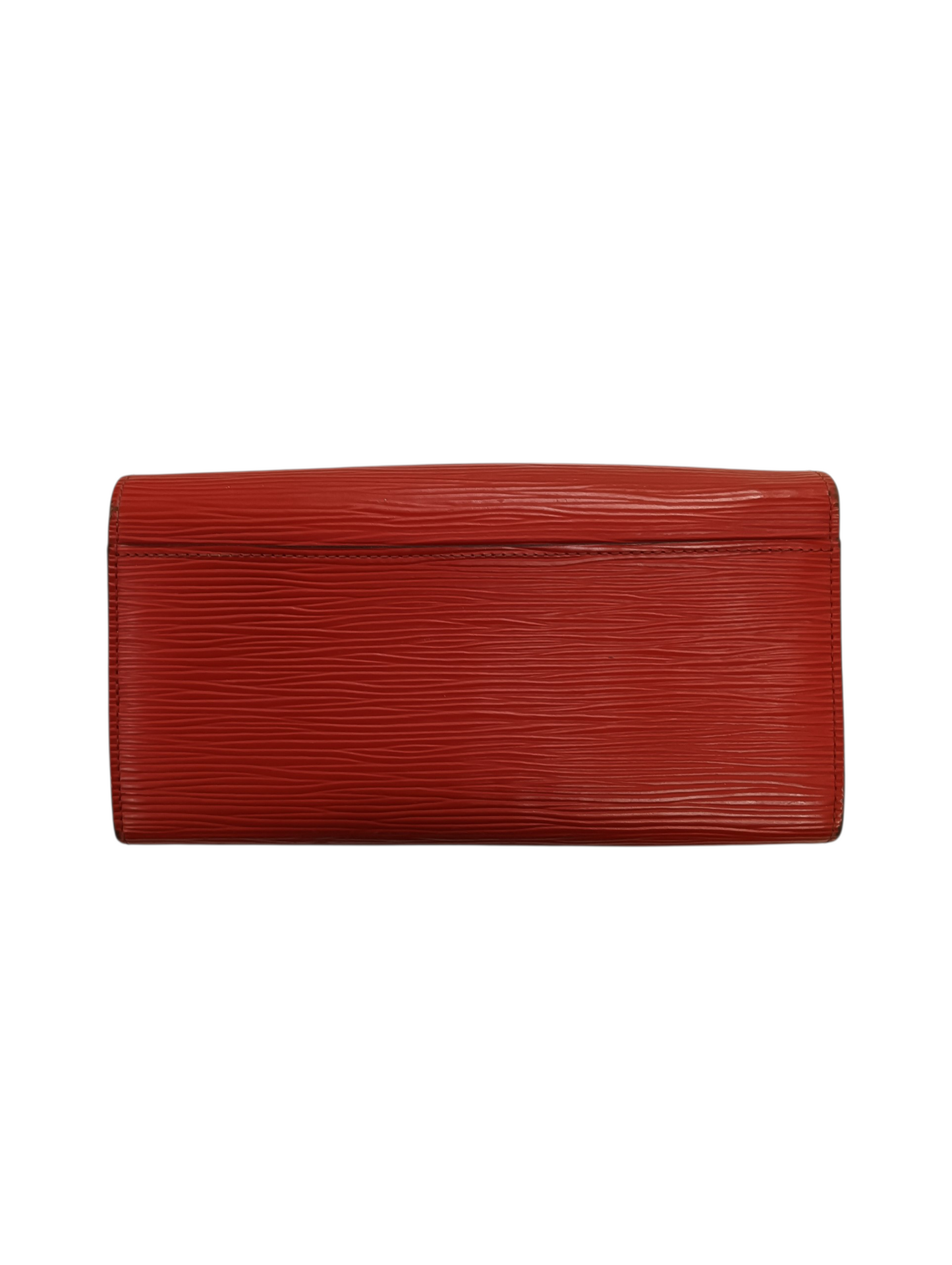 LOUIS VUITTON Long Wallet Epi M60584 Red CA3104