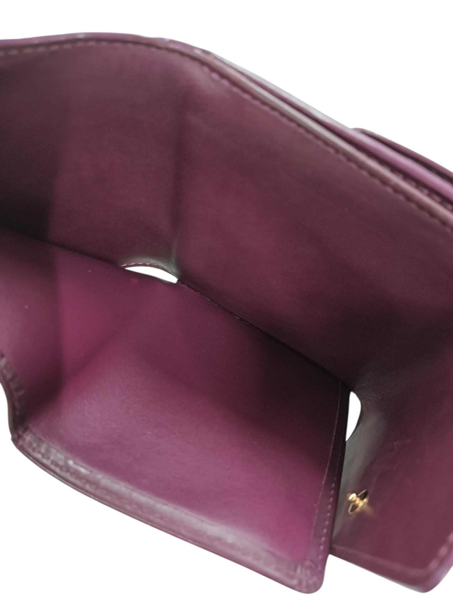 LOUIS VUITTON Wallet Vernis M91170 Bronze TH5017 Bifold