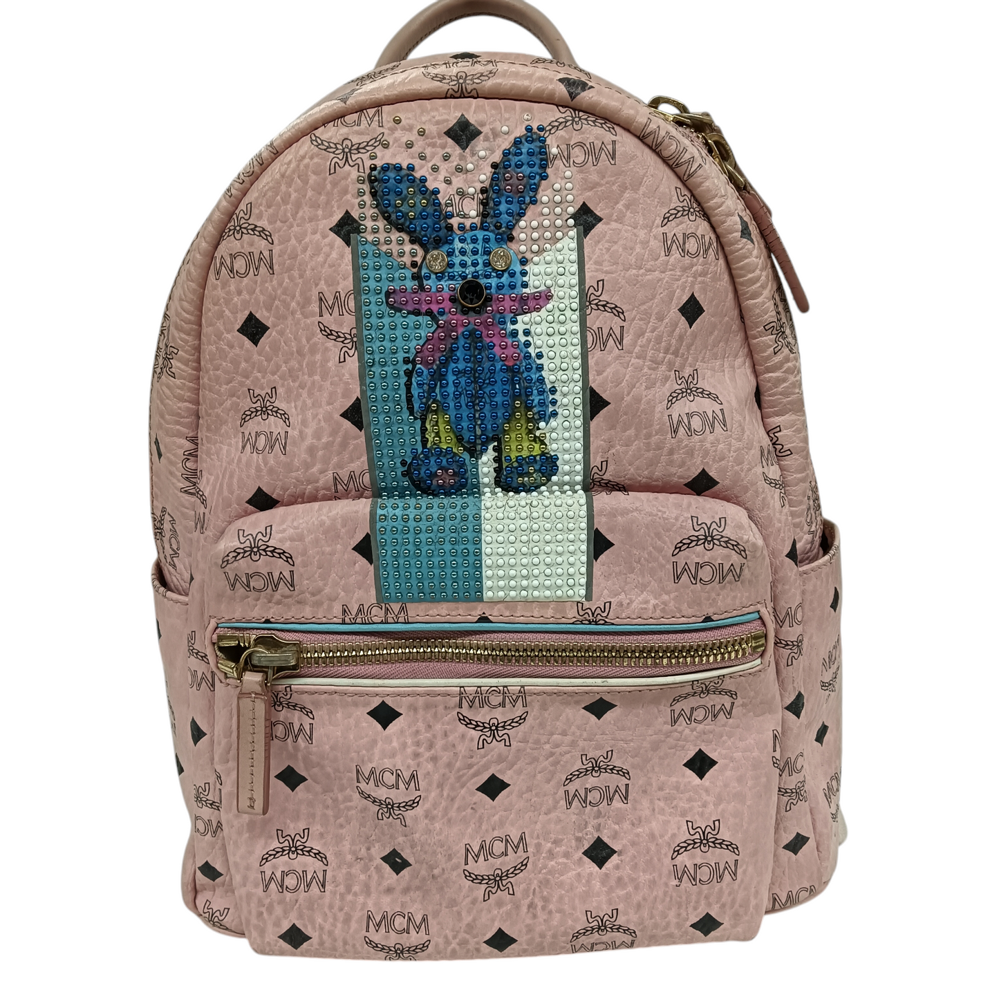 MCM Rucksack MWK8SXL30PZ001 Rank(C) Pink 00310 Stain