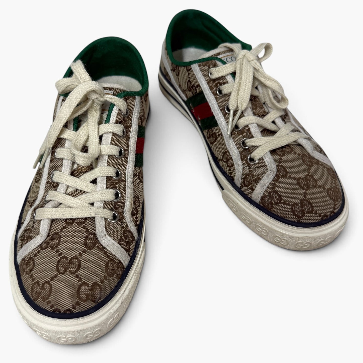 Gucci Sneaker Size 38 606110 Lady's Brown Stian Rank (B)
