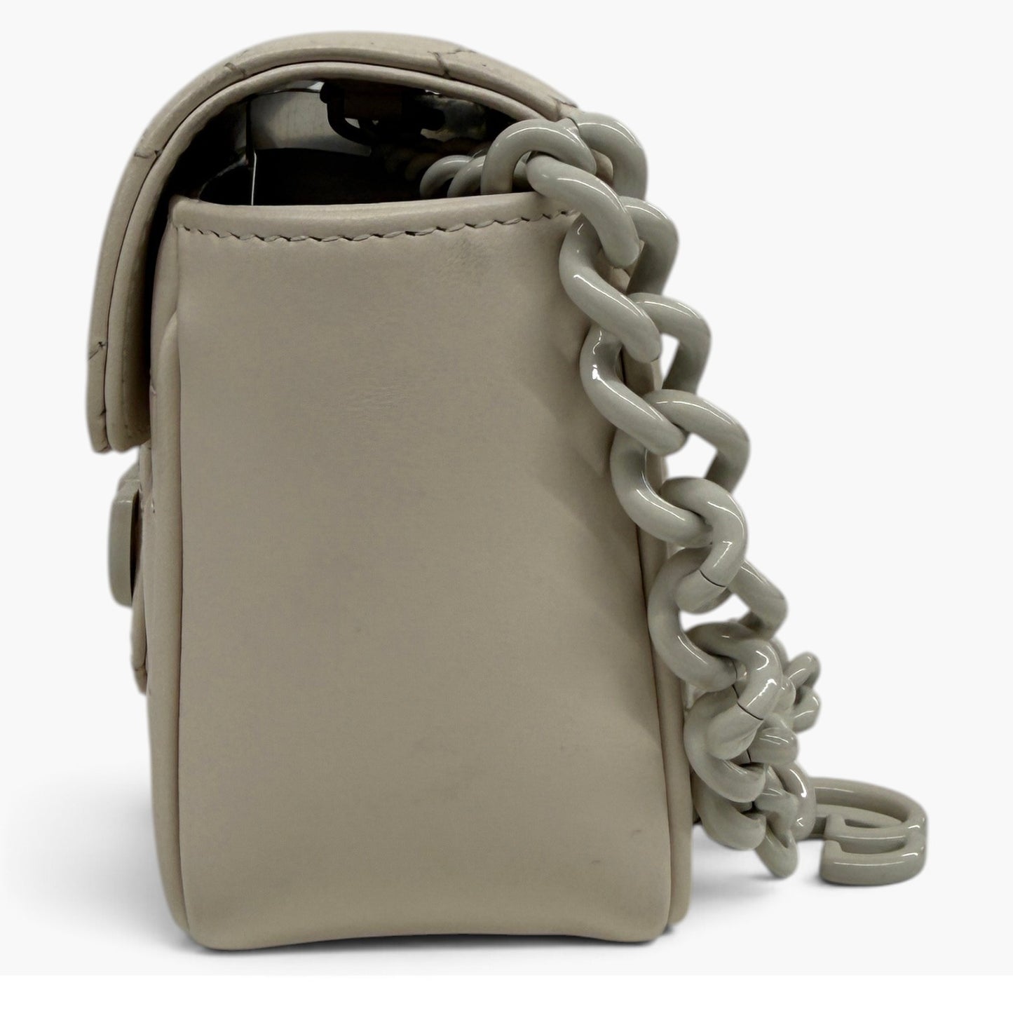 GUCCI Shoulder Bag GG Marmont 739599 Beige Rank (B)