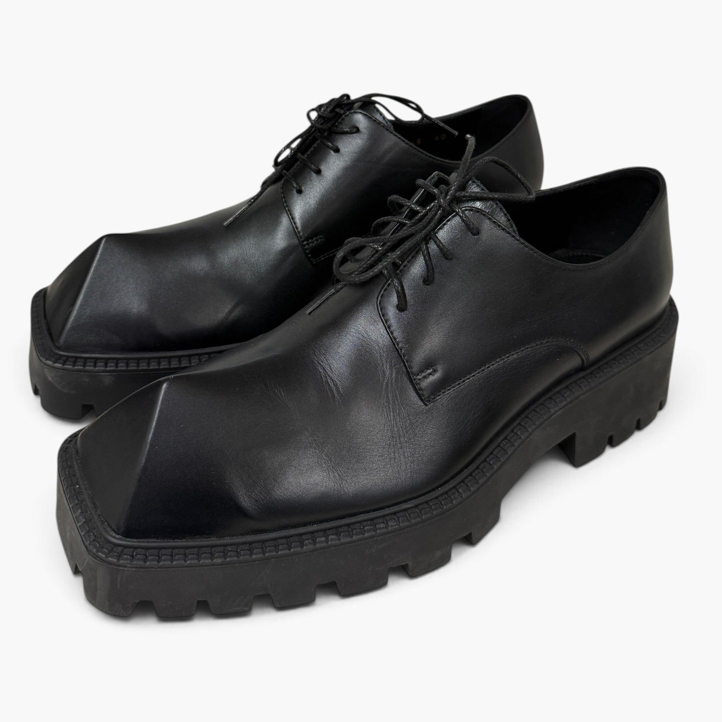 Balenciaga Boots Size 40 Mens Black 755665 White  Box Rank (A)