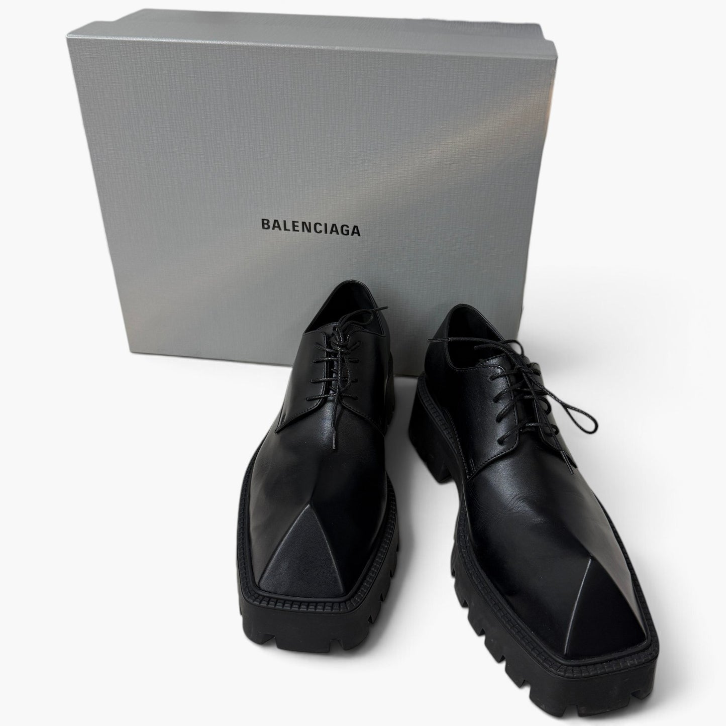 Balenciaga Boots Size 40 Mens Black 755665 White  Box Rank (A)