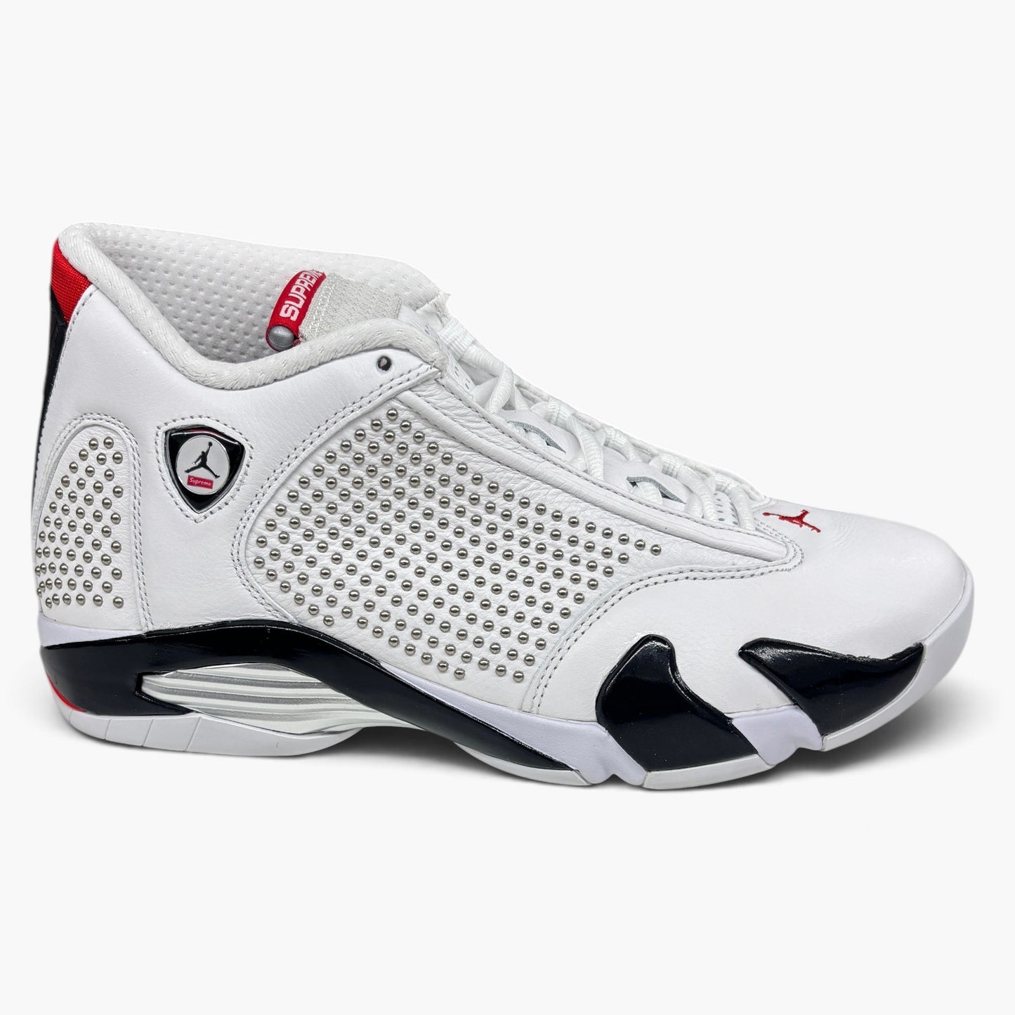 NIKE Jordan 14 Retro X SUPREME Size 8.5 us BV7630-106 Mens White Rank (A)