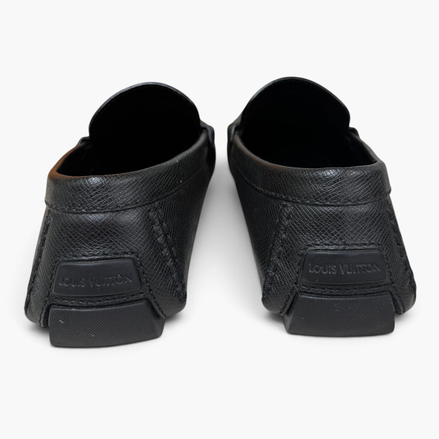 Louis Vuitton Loafers Size 8 Us Mens Black FA0210 Rank (A)