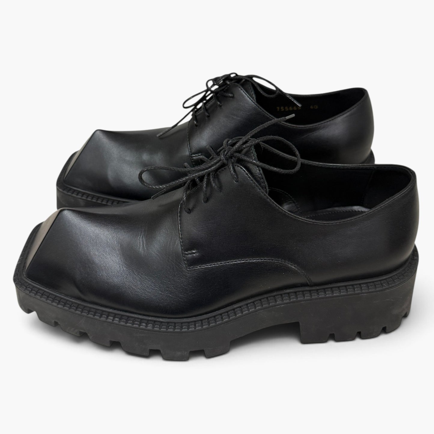 Balenciaga Boots Size 40 Mens Black 755665 White  Box Rank (A)