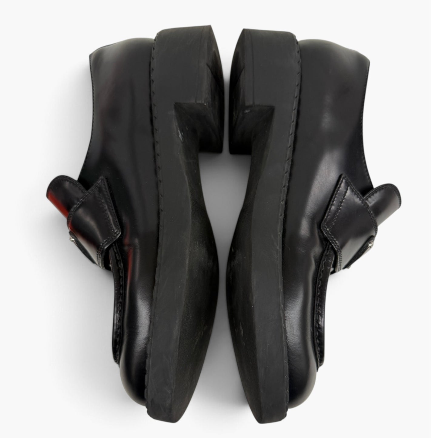 Prada Loafers Lady's Black Rank (B)