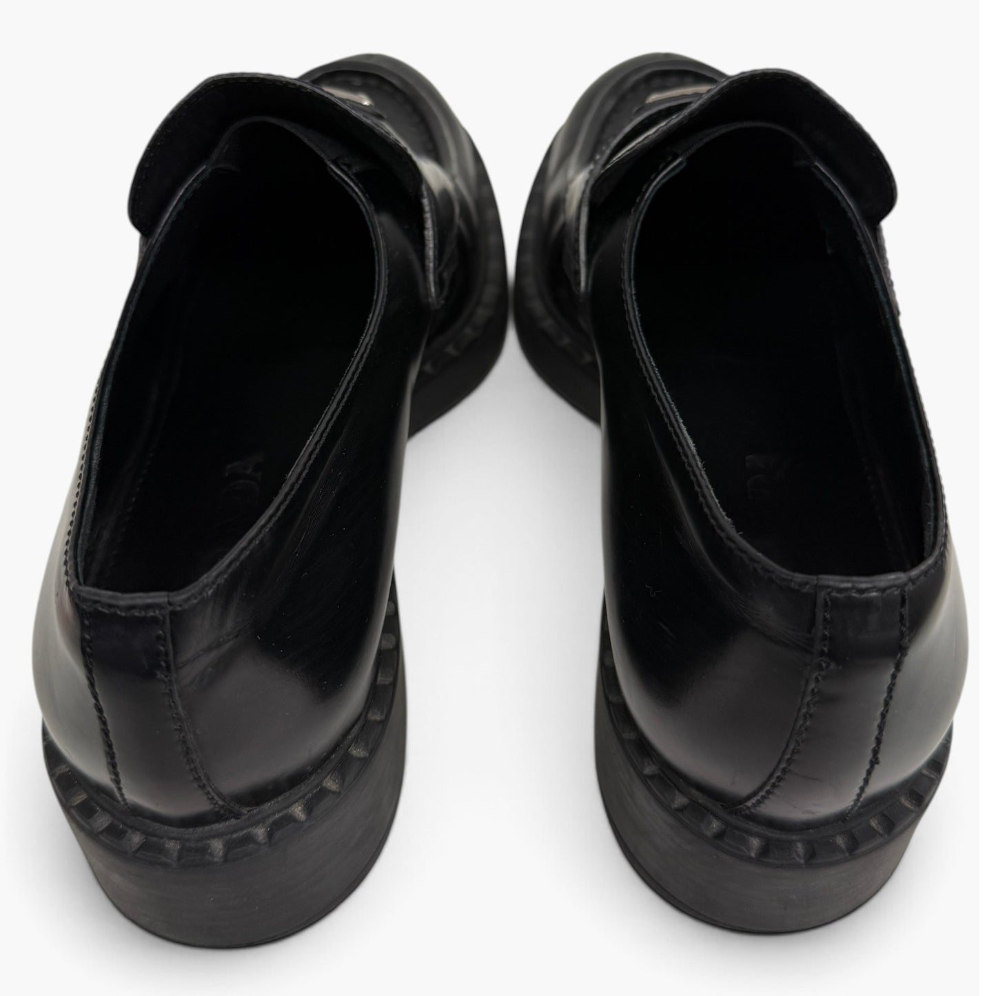 Prada Loafers Lady's Black Rank (B)