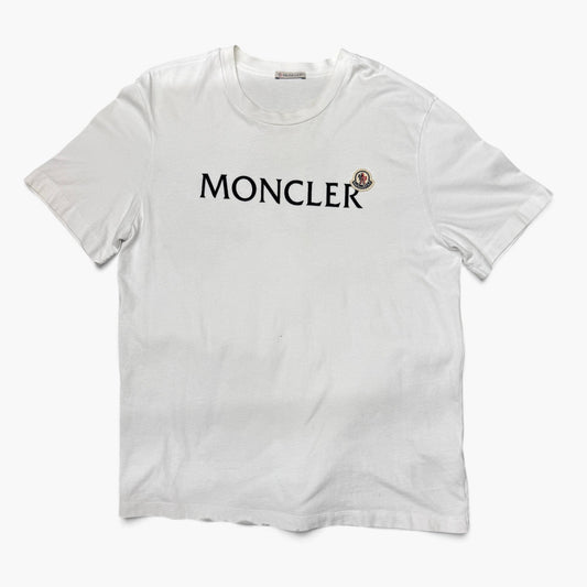 MONCLER T-SHIRT SIZE MENS WHITE *STIAN H20918C000258390T