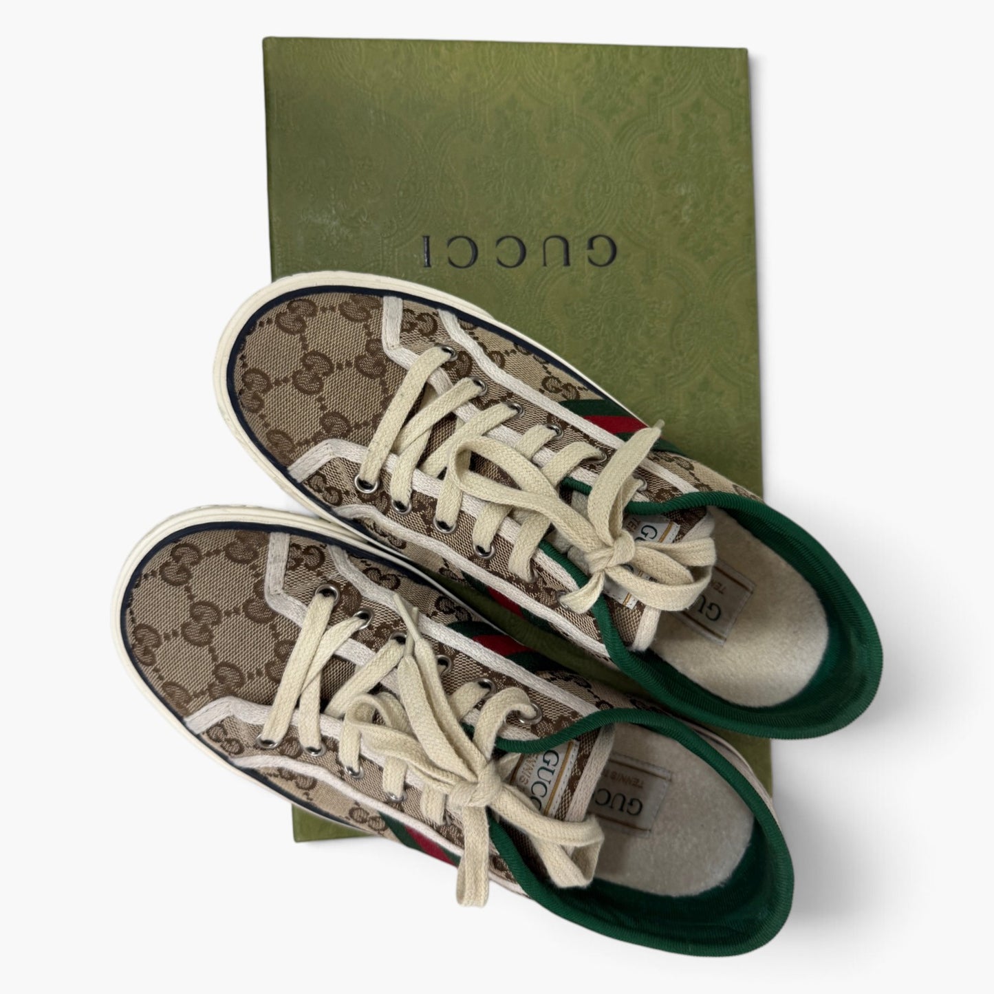 Gucci Sneaker Size 38 606110 Lady's Brown Stian Rank (B)