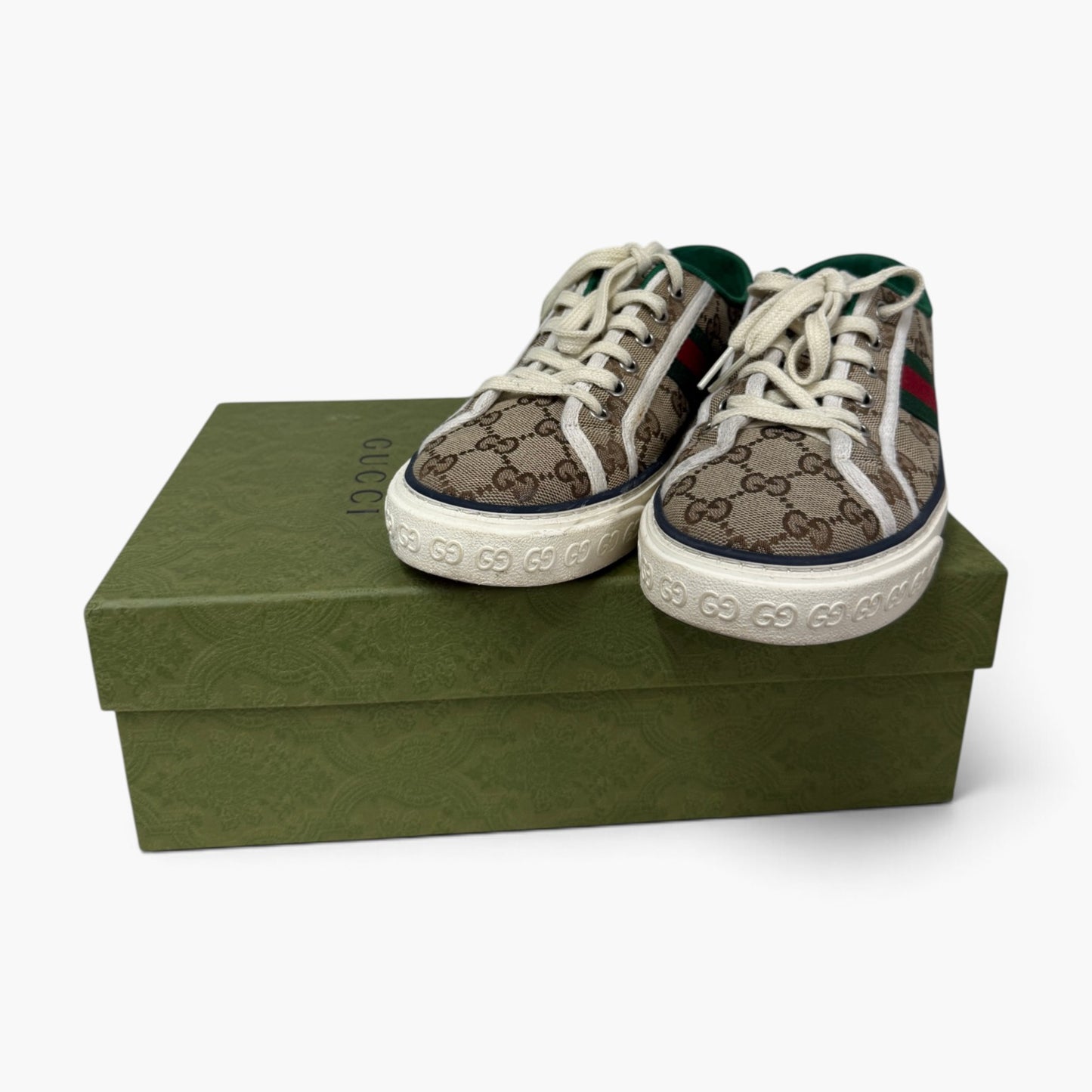 Gucci Sneaker Size 38 606110 Lady's Brown Stian Rank (B)