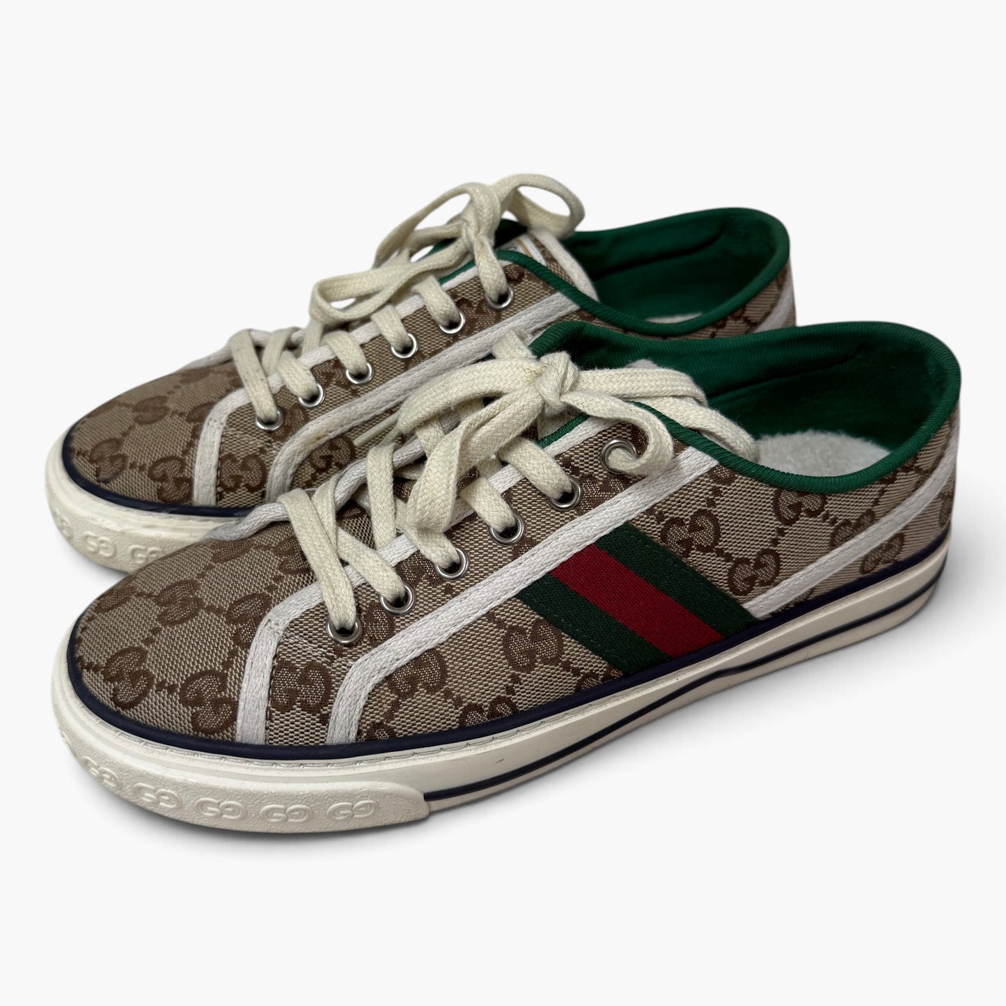 Gucci Sneaker Size 38 606110 Lady's Brown Stian Rank (B)