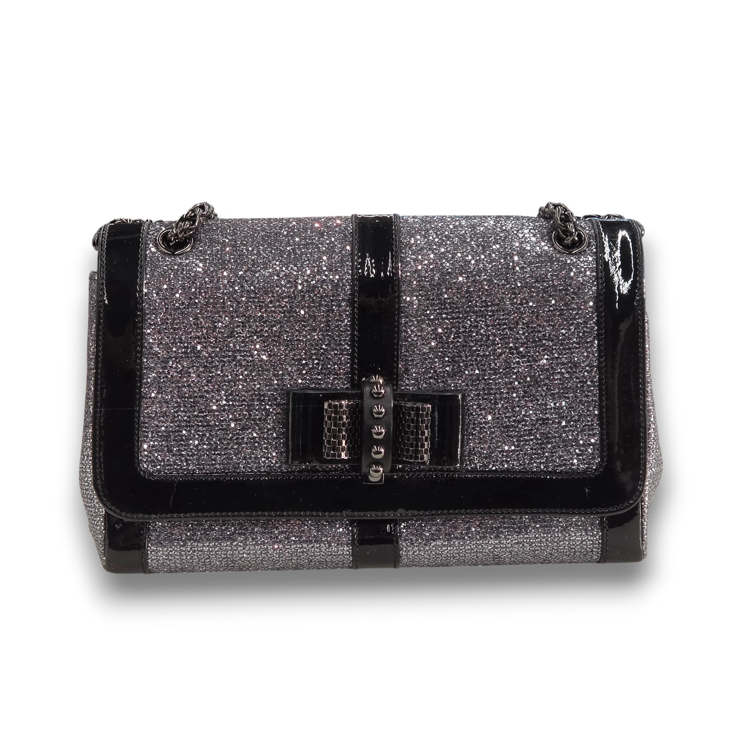 CHRISTIAN LOUBOUTIN Shoulder Bag Rank (B) Silver