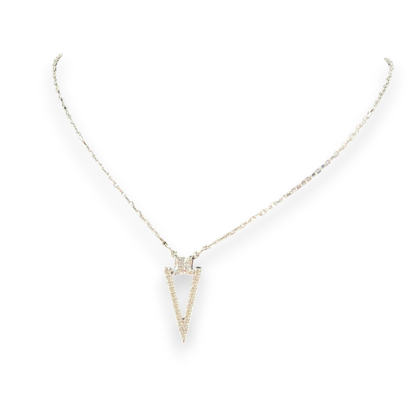 Necklace SWAROVSKI Silver Earrings Set 5253052